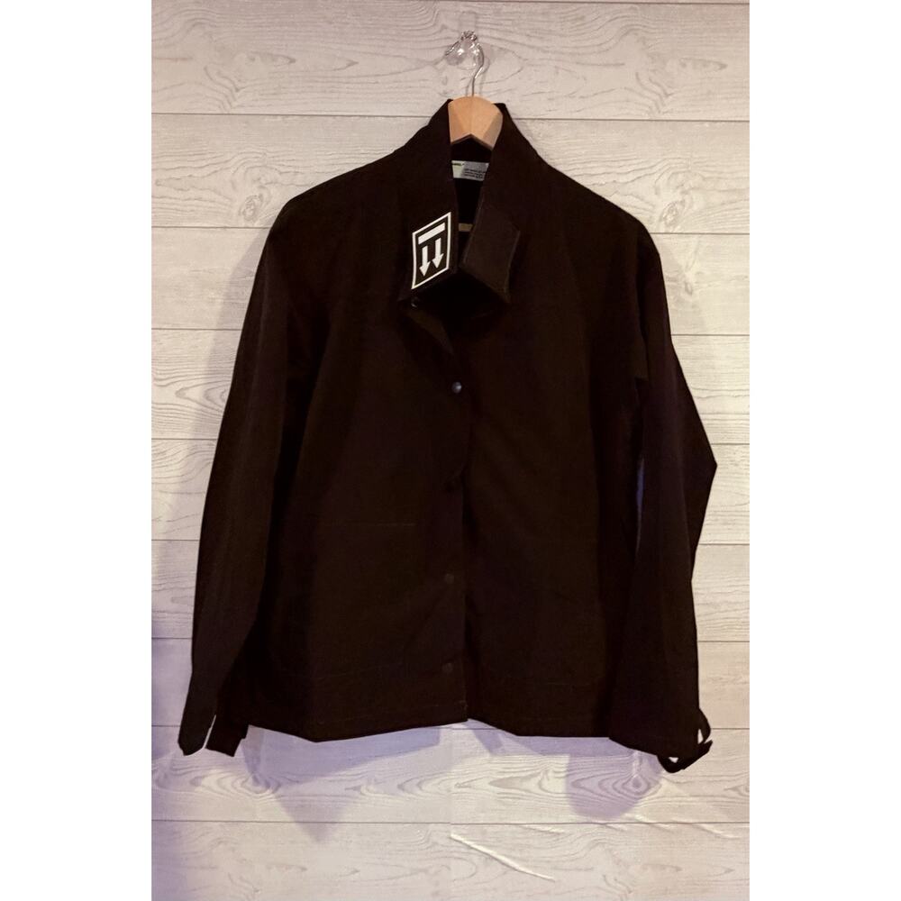 Off-White co Virgil Abloh Lightweight logo Parka Polyamide Woman Jacket Italy - Picture 3 of 11